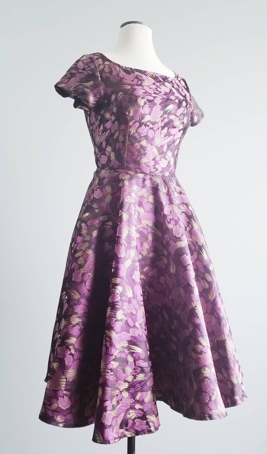 Cezanne Party Dress, Purple